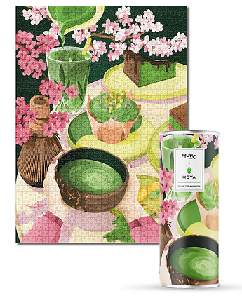 Muno Puzzle "Matcha Moment" by Anna Jeziorska 1000 el. w tubie, MUNO puzzle