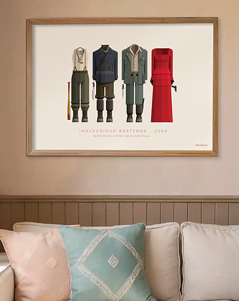 Bękarty wojny - plakat 50x70 cm - Inglourious Basterds, minimalmill