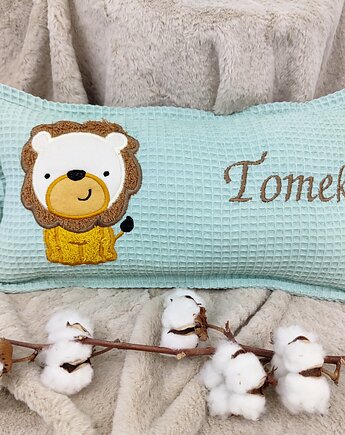 Personalizowany prezent dla dziecka - imienna poduszka z lwem, Enitka Sweet Baby Room