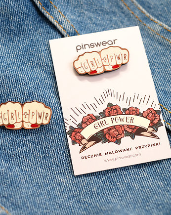 Pins Piąchy "Girl Power", PINSWEAR