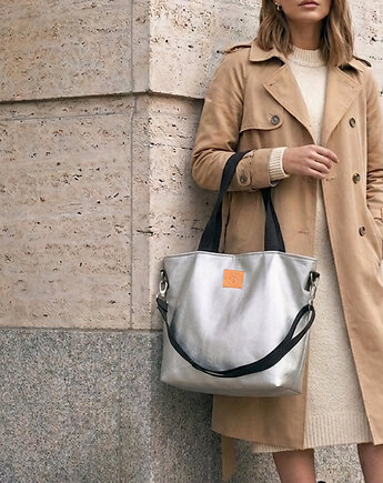 Torba shopper Mili Form- Soft Silver, Militu