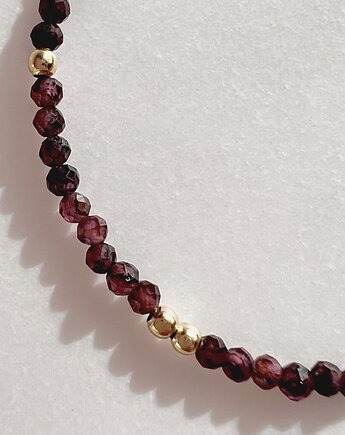 Bransoletka BORDO granat kamienie naturalne, ATdiament