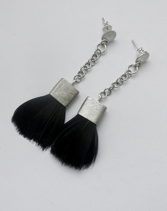 PIÓRKO kolczyki, Katarzyna Kaminska ART