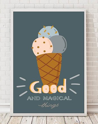 Plakat Ice cream, sielankowo
