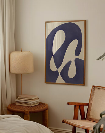 Plakat Violet abstract no.1, Anna Szondelmajer