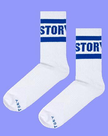 Skarpetki Froty Soxstory All Blue On White, Soxstory