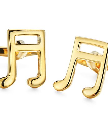 Spinki do mankietu nutki prezent dla muzyka, AKADEMIA STYLU