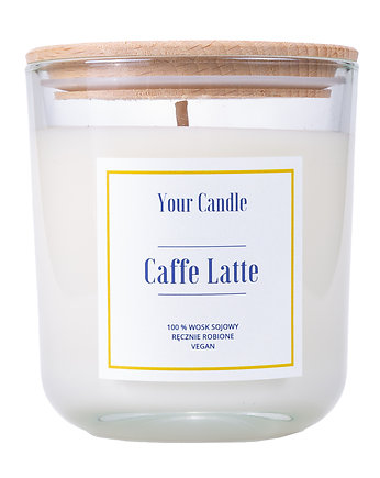ŚWIECA SOJOWA CAFFE LATTE 210ml- Your Candle, Your Candle