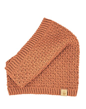 Klasyczny Komin - Rudy, Knit to Fit
