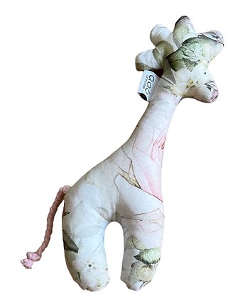 Żyrafa Romantica - grzechotka z bawełny, aab creative