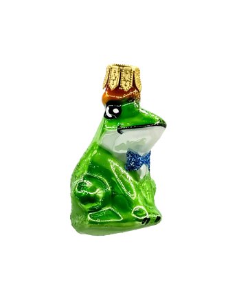 Bombka choinkowa: Żaba z koroną i muszką, Syn Bombkarza