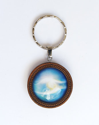 Breloczek - Zgoda - drewniany