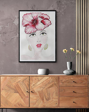 Lady in Red, AAS Art Studio