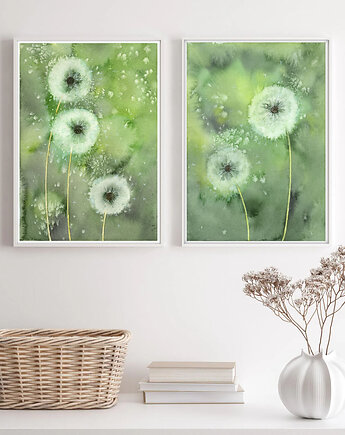 Zestaw 2 prac. Dmuchawce, Malgorzata Domanska