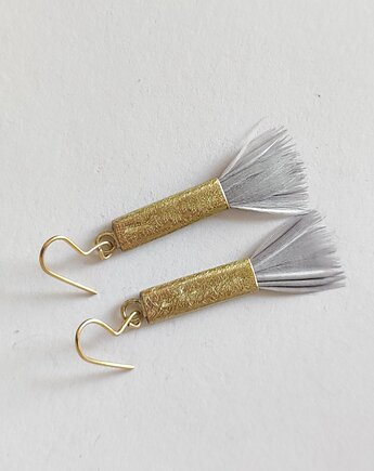 PIÓRKO kolczyki, Katarzyna Kaminska ART