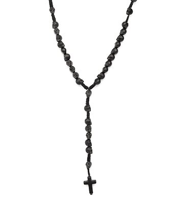 Męski różaniec - Czarne czachy wojownika, Kulka Bransoletki