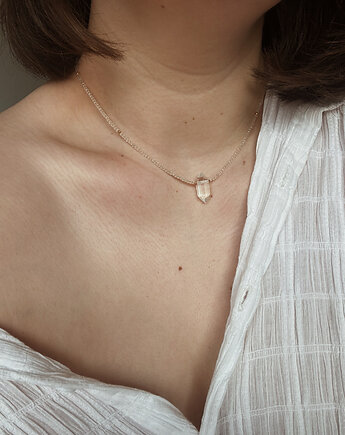 Naszyjnik Kryształ Górski z Grotem, Chmolowska Jewellery