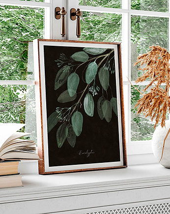 Plakat botaniczny  Eukaliptus  A3, Anita Tomala