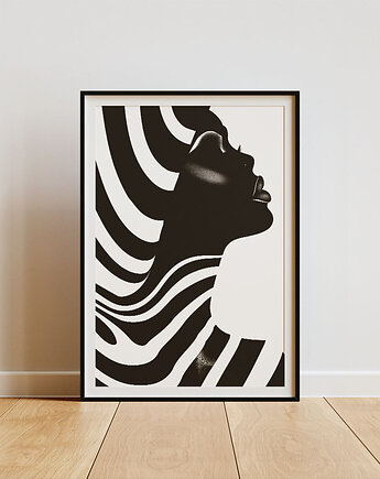 Plakat - Zebra woman, Harry Monkey