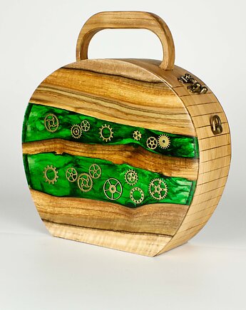 Kuferek EIWAZ - Orzech włoski + Czereśnia, Wood Design Studio