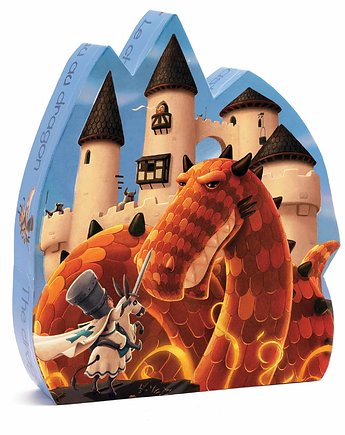 Puzzle smok zamek 4+ Djeco, OSOBY - Prezent dla dziecka