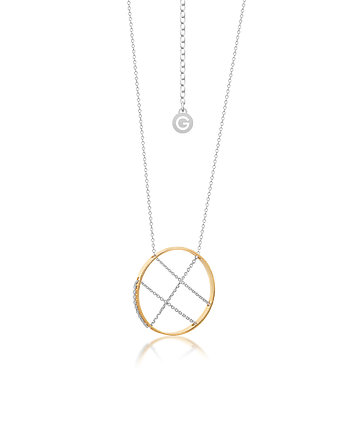 Naszyjnik złocony hoop  gold, Glare