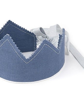 Korona PN Denim ze srebrną wstążką, Cotton & Sweets