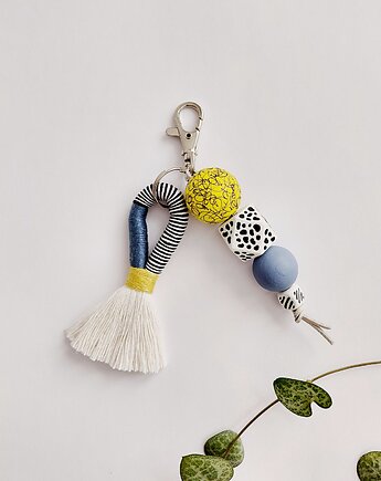 Brelok drewniany z chwostem, BohoHome