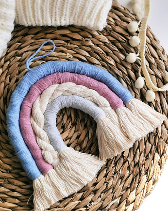 Tęcza makrama na ścianę zawieszka boho, soolley
