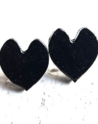 Wkrętki Czarne serca, inka76