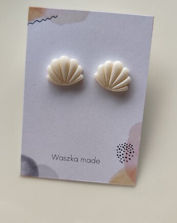 Kolczyki muszelki perła, Waszkamade