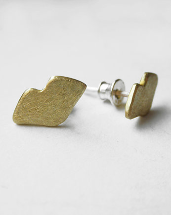 Kolczyki srebrne USTA, Katarzyna Kaminska ART