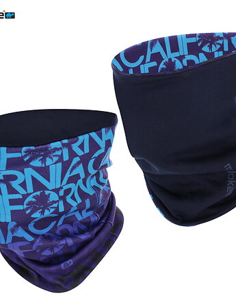 Komin California granatowy do morsowania ciepły polarowy bawełniany, Malokee