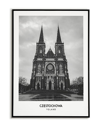 Plakat miasto Częstochowa POLSKA obraz, Bajkowe Obrazki