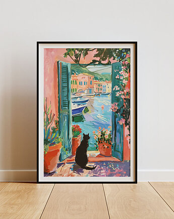 Plakat - Cat in Venice, Harry Monkey