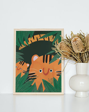 Plakat tygrysy, MUKI design
