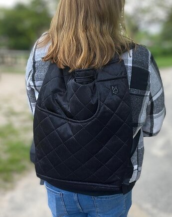 Torbo-plecak miejski Poketówka 2 w 1 duża, wygodna i pojemna, MAHA BAG