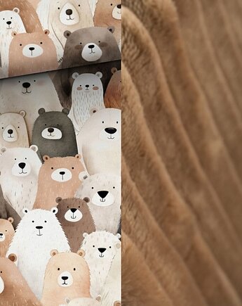 WYJĄTKOWY koc _ narzuta _ MISIE _ 155x200 cm, MOJAMAJA