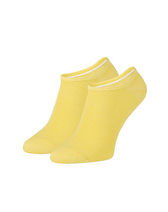 Żółte skarpetki stopki, kolorowe skarpetki stopki BASIC SUNSHINE MOOD, ZOOKSY