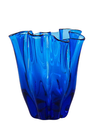 Wazon kobaltowy, duński design, lata 70, produkcja: Dania, Przetwory design