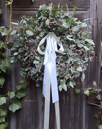 Wianek Wielkanocny Wiosenny wianek na drzwi lub stół, cynamonn