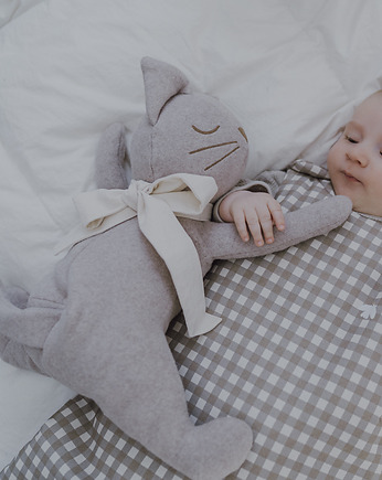 Przytulanka z bawełny organicznej kotek, Malomi Kids