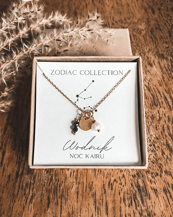 Naszyjnik znak zodiaku Wodnik noc kairu, Tiny Stone