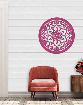 DEKORACYJNY PANEL AŻUROWY, LAUSANNE, DEKORACJA ŚCIENNA 3D, ORNAMENT,60 cm, RÓ, ORNAMENTI