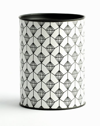 tuba - pudełko na prezent - b&w diament, Wrap and Pack