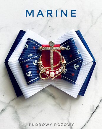 Brosza Marynarska / Żeglarska Kolekcja MARINE NEW, Pudrowy Różowy