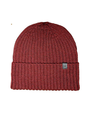 Czapka 100% Merino - Bordowa, Takapara