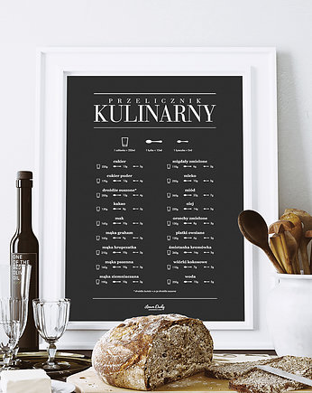 Plakat - Przelicznik kulinarny , lemonducky