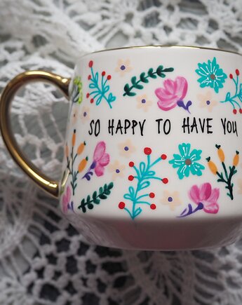 Kubek dla przyjaciela przyjaciółki HAPPY, ka.linea