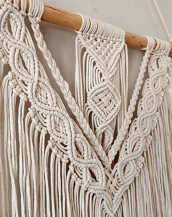 Boho makrama - biała, MarceLove craftowe